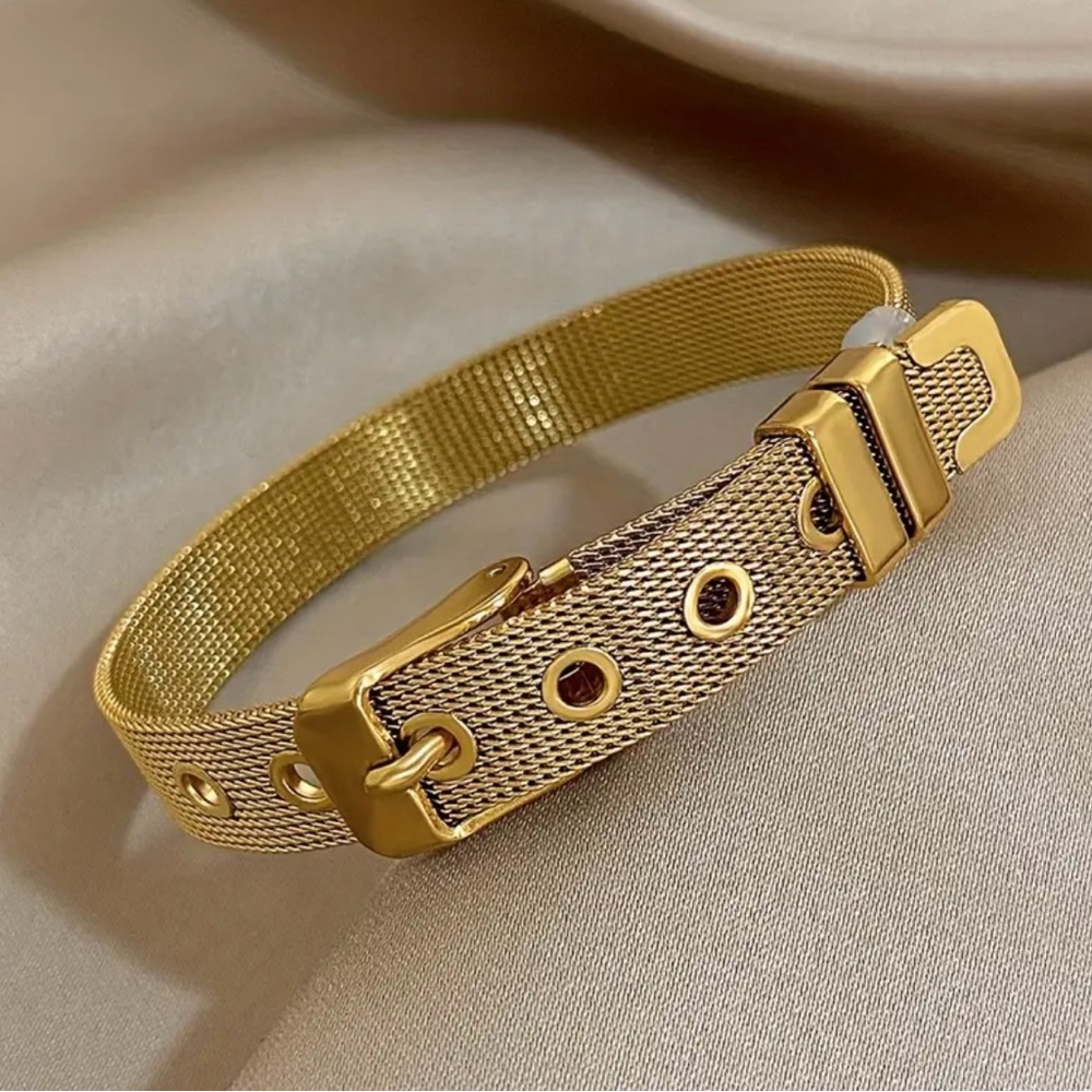 Vintage Stainless Steel Bracelet - Picture 1 of 13